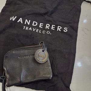 Wanderers Travel Co. Black Leather Wallet